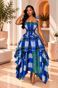 AMINA LUXURY HANDKERCHIEF SKIRT SET