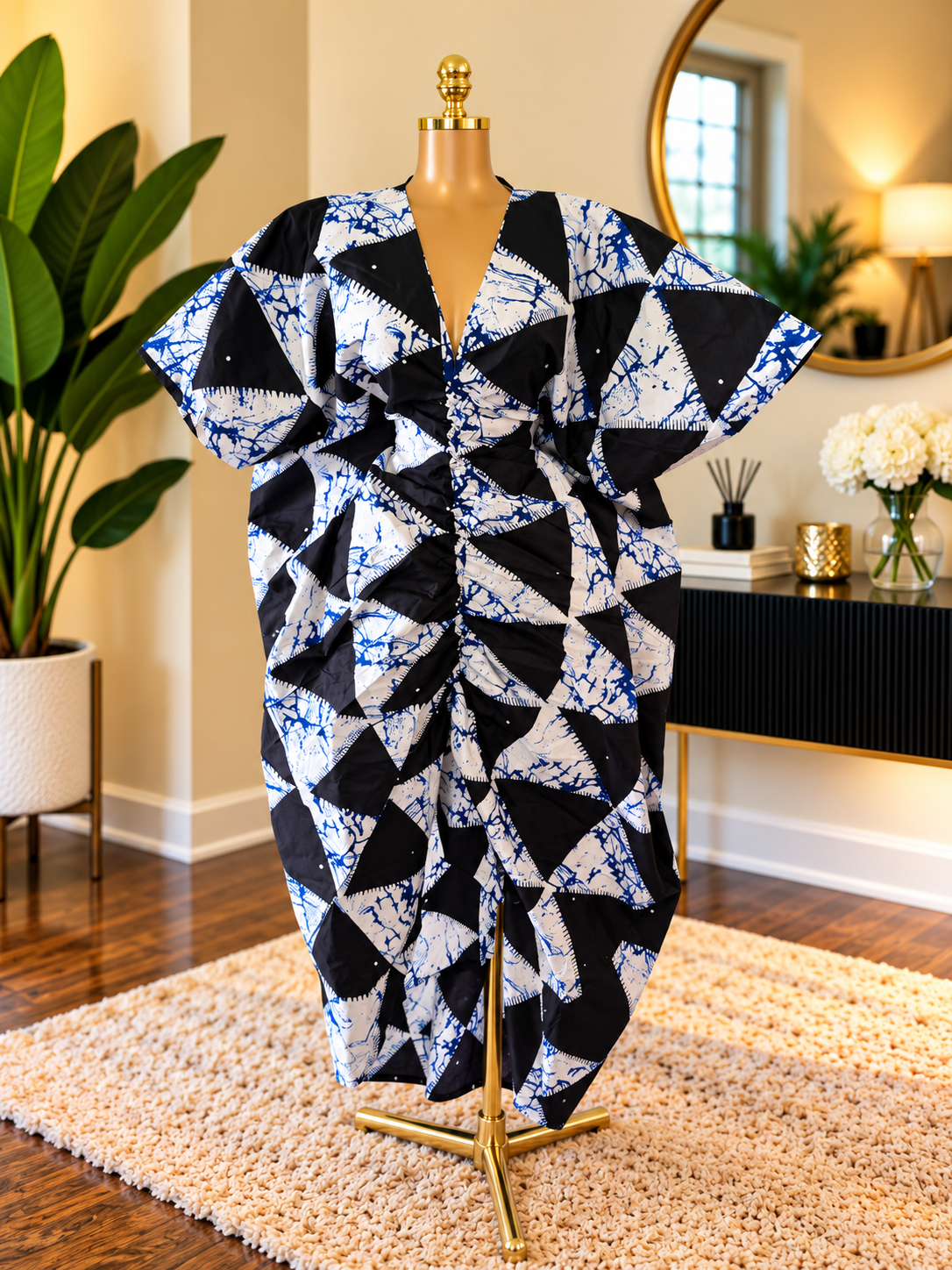 CHIOMA Ruched BUBU  DRESS