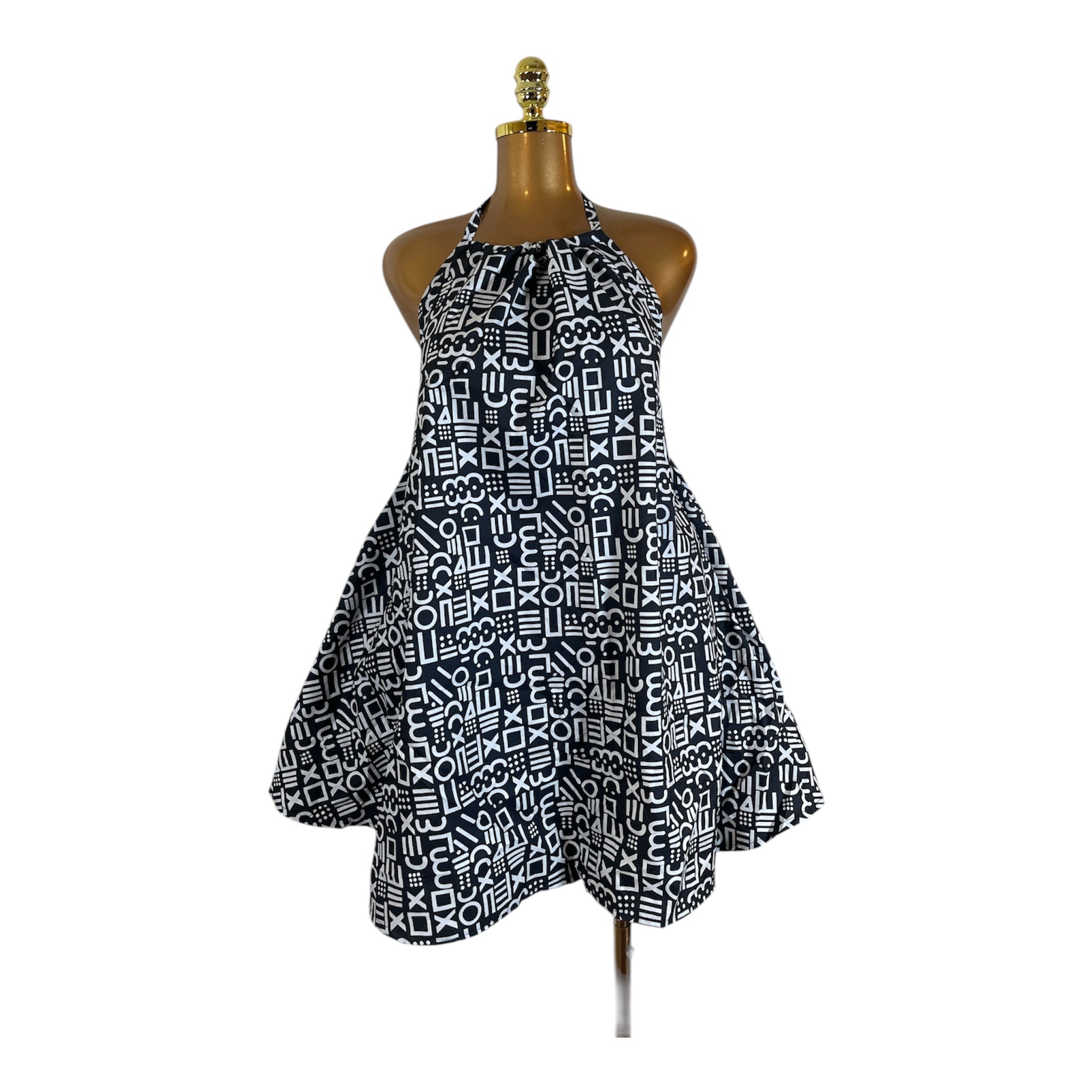 Fremah Mini backless dress