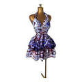 VERA HALTER NECK MINI DRESS