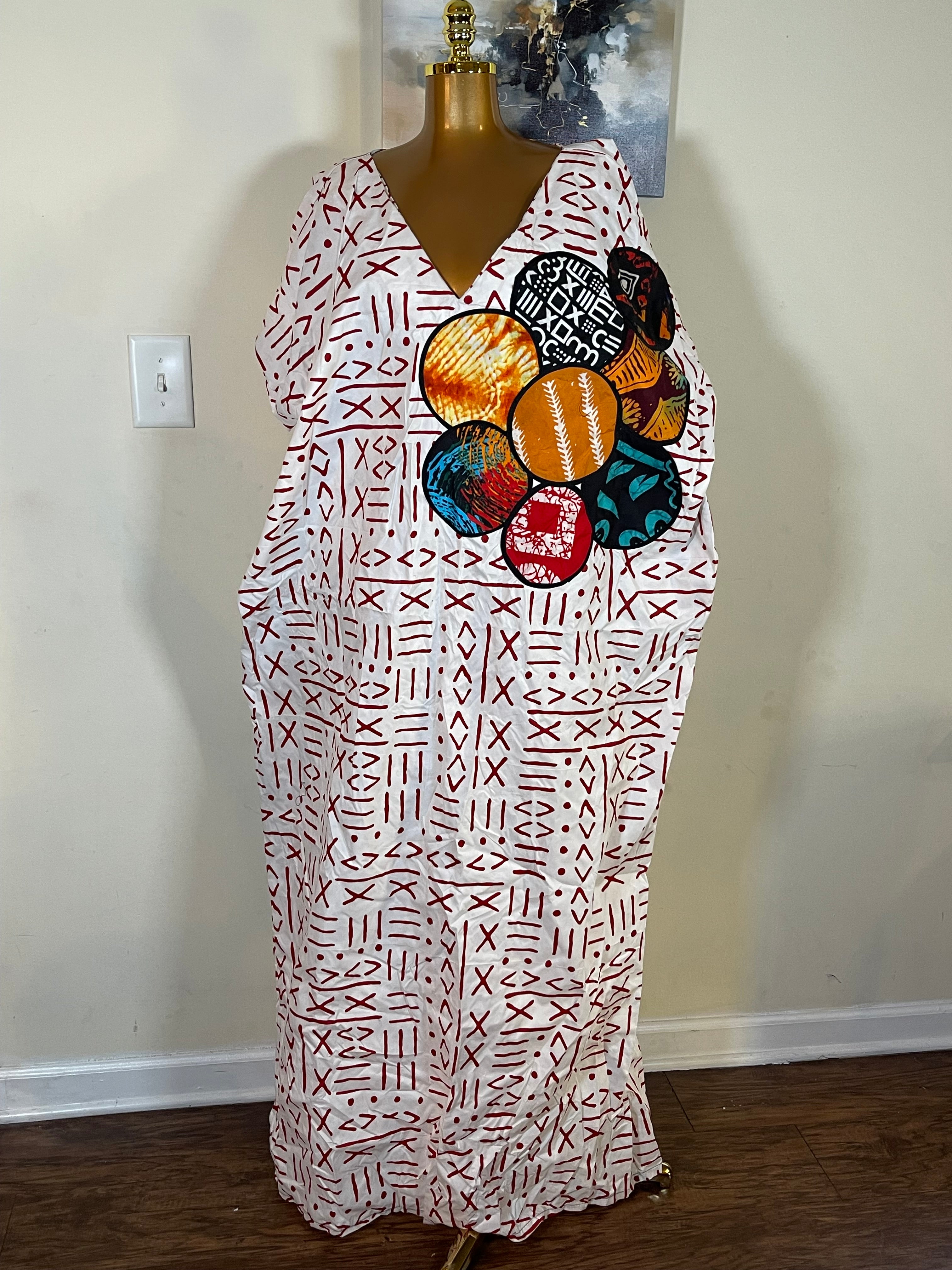 ANKARA PATCHES BUBU DRESS