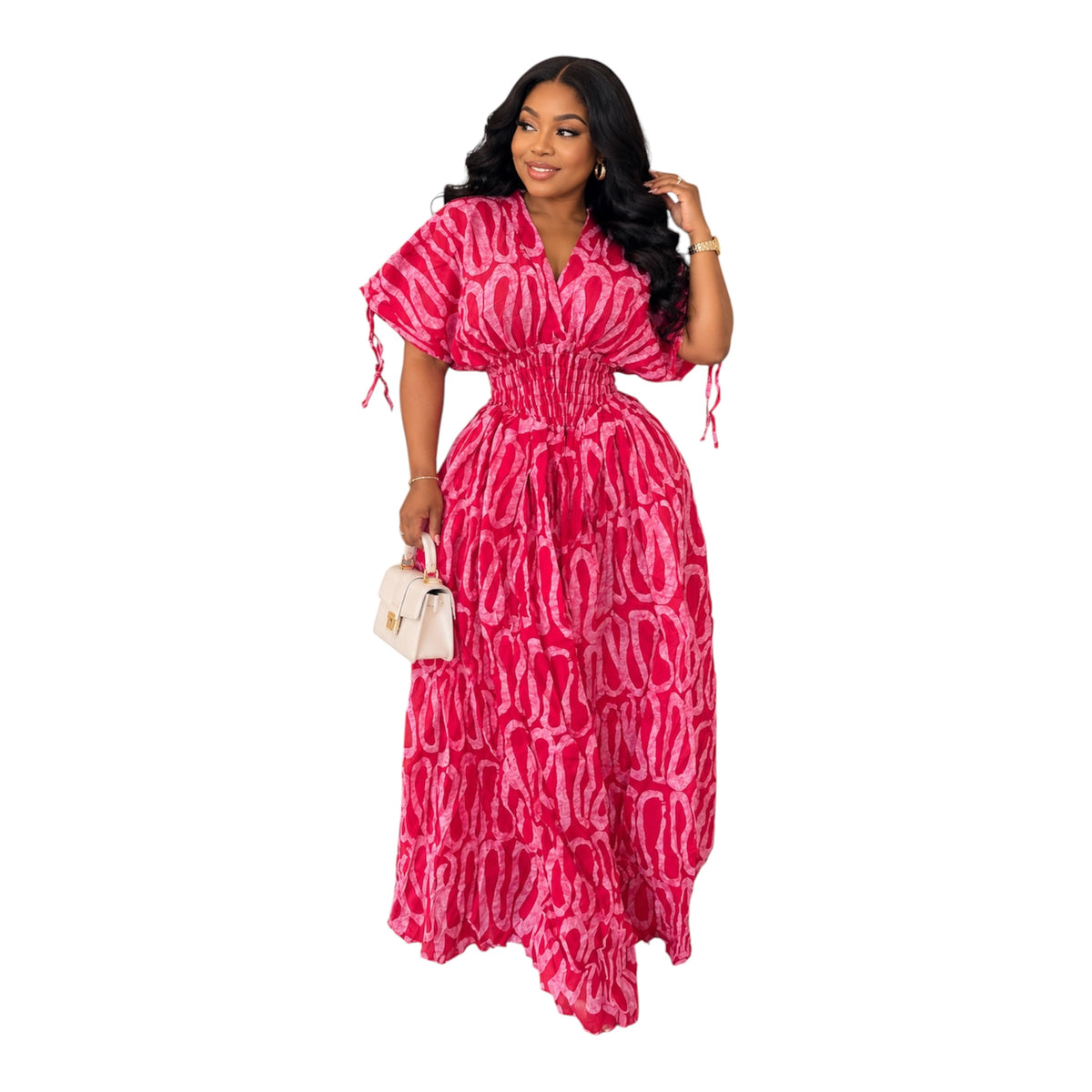 IMADE CINCHED WAIST DRESS