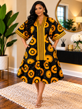 ASANTEWAA SHORT DRESS WITH BELT