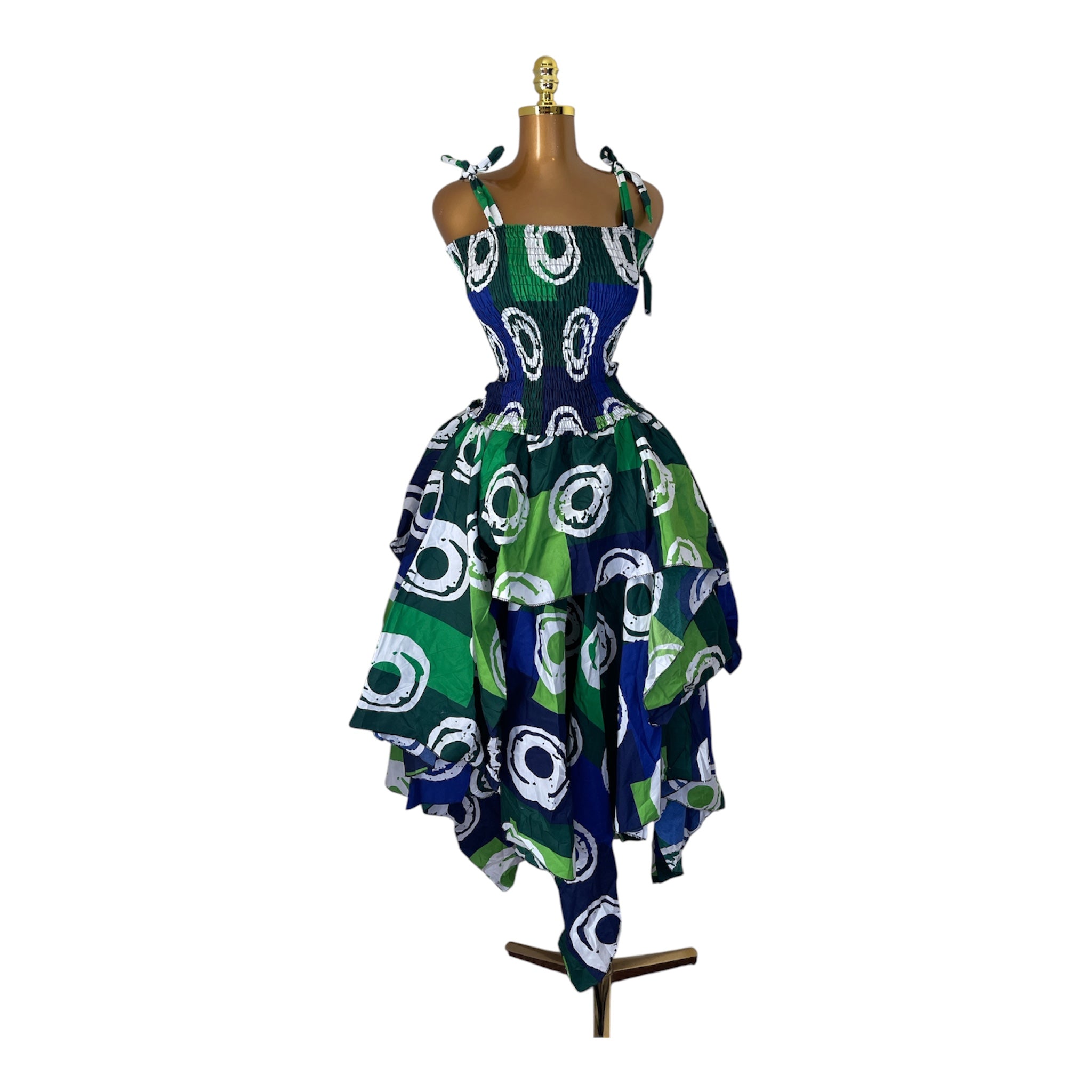 AMINA LUXURY HANDKERCHIEF SKIRT SET