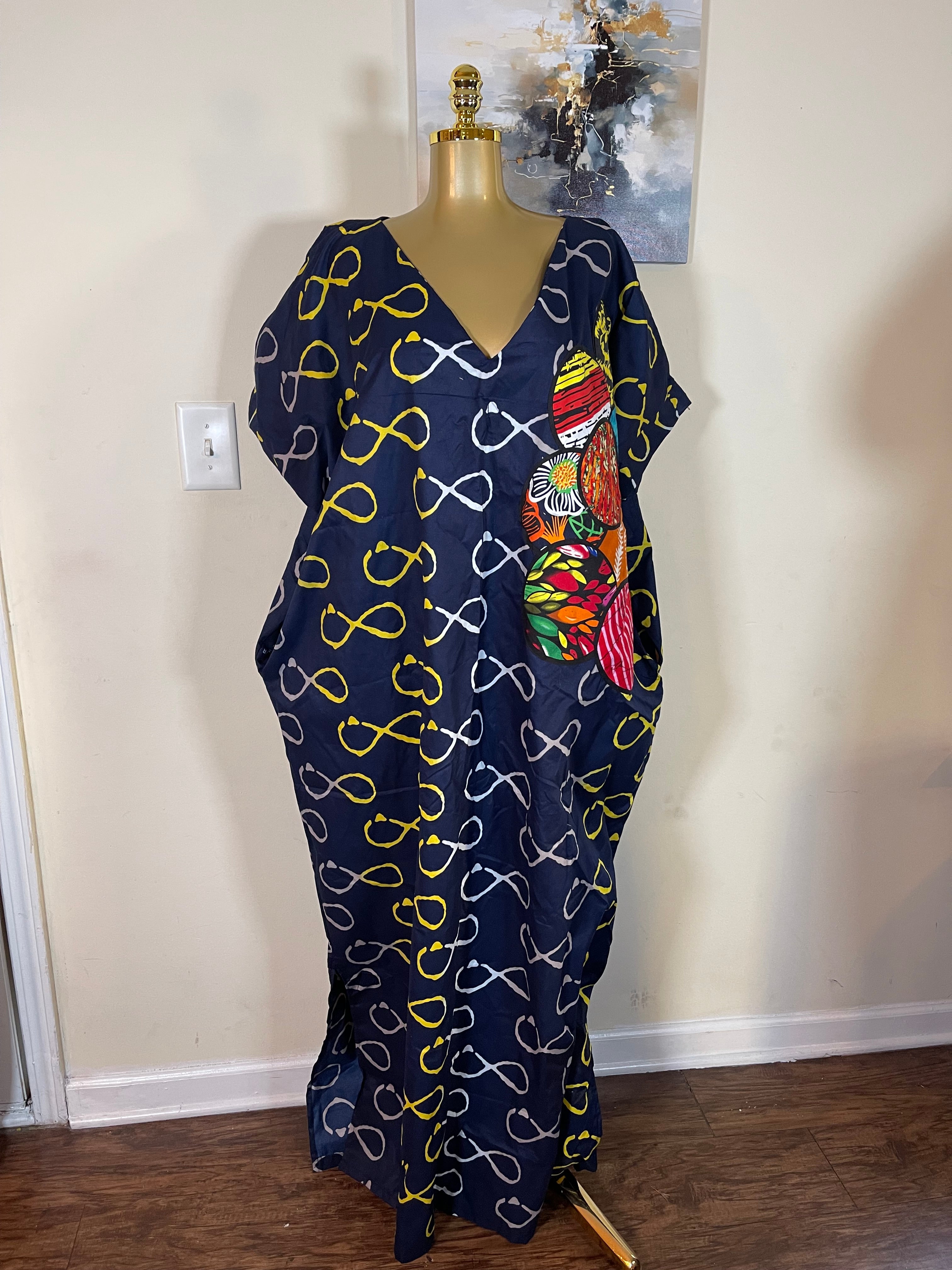 ANKARA PATCHES BUBU DRESS