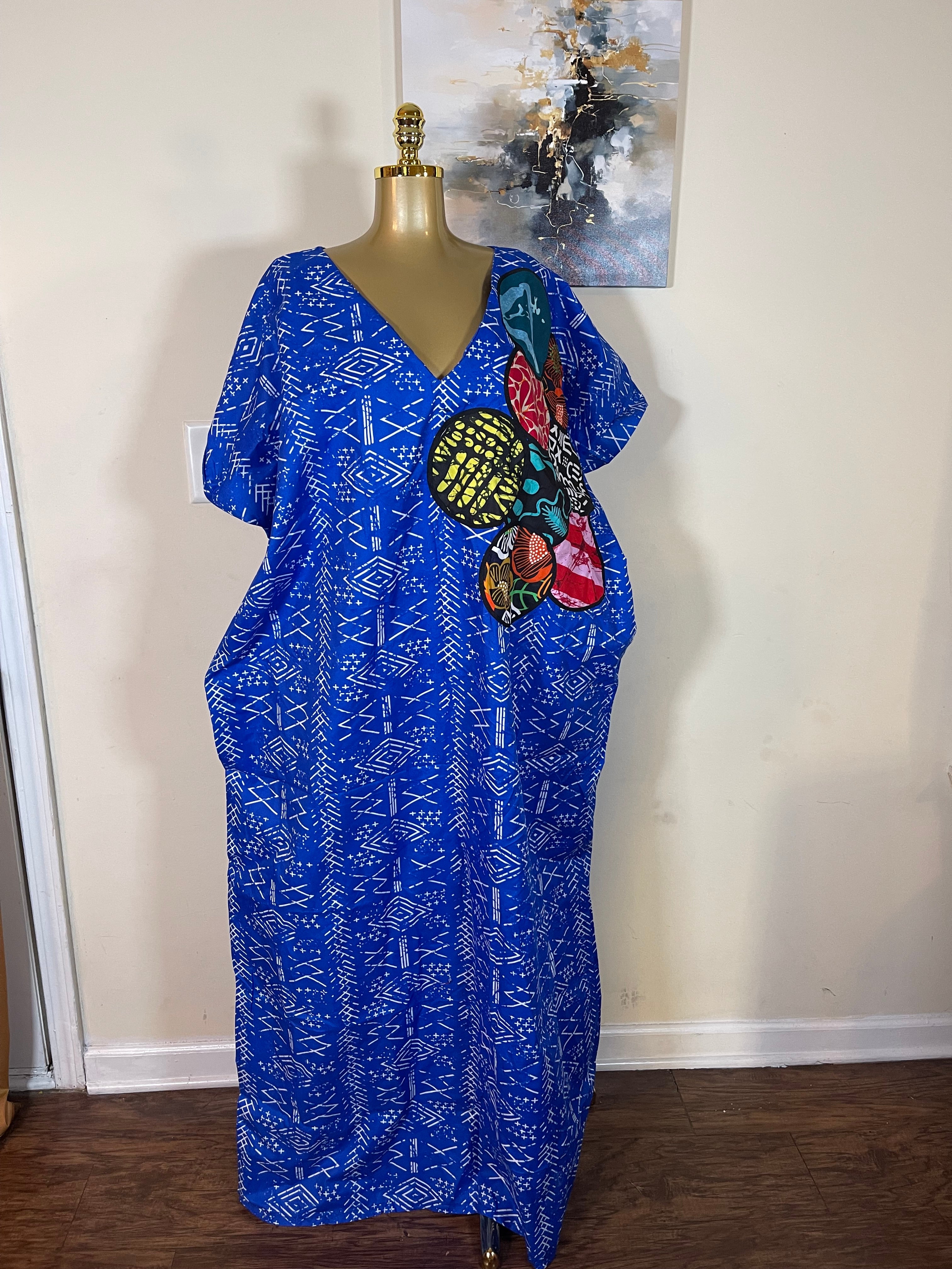 ANKARA PATCHES BUBU DRESS