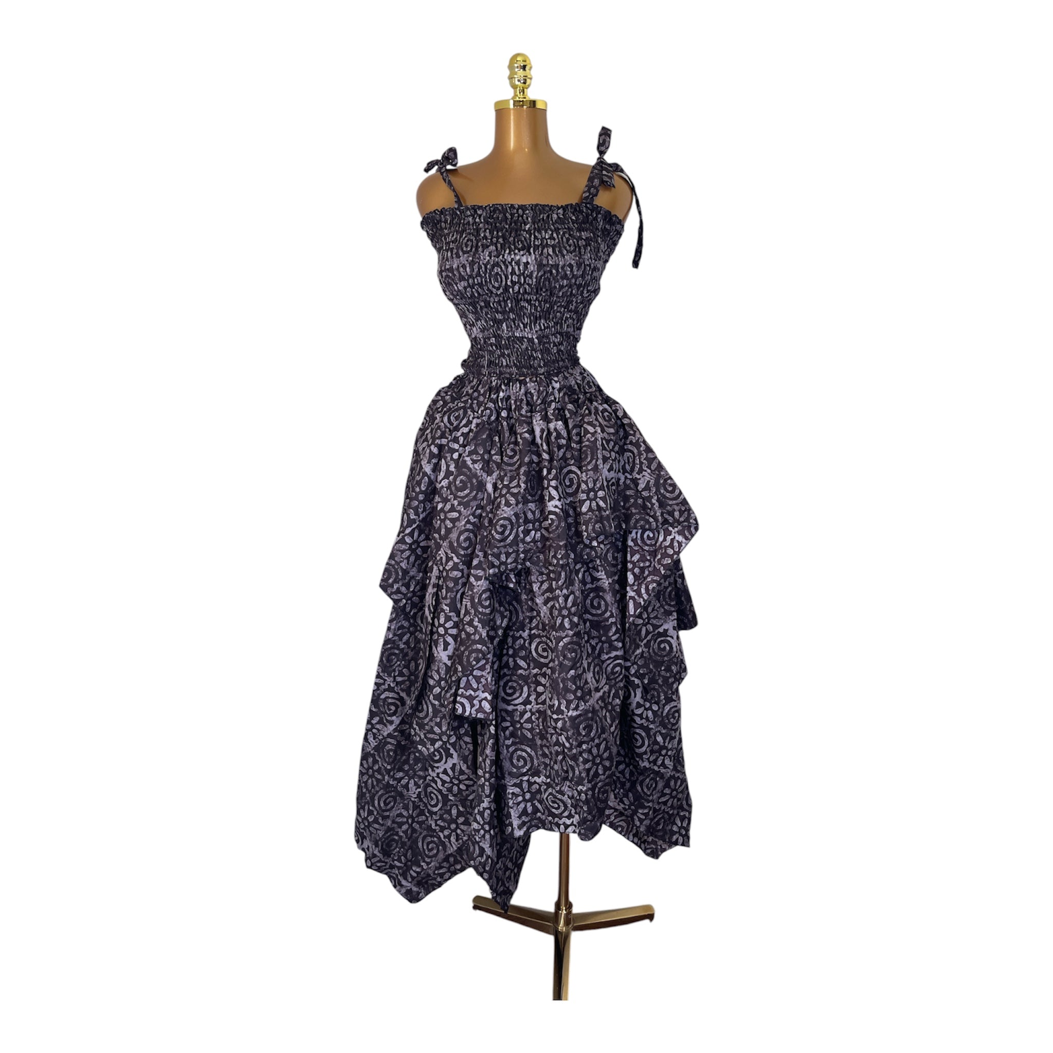 AMINA LUXURY HANDKERCHIEF SKIRT SET