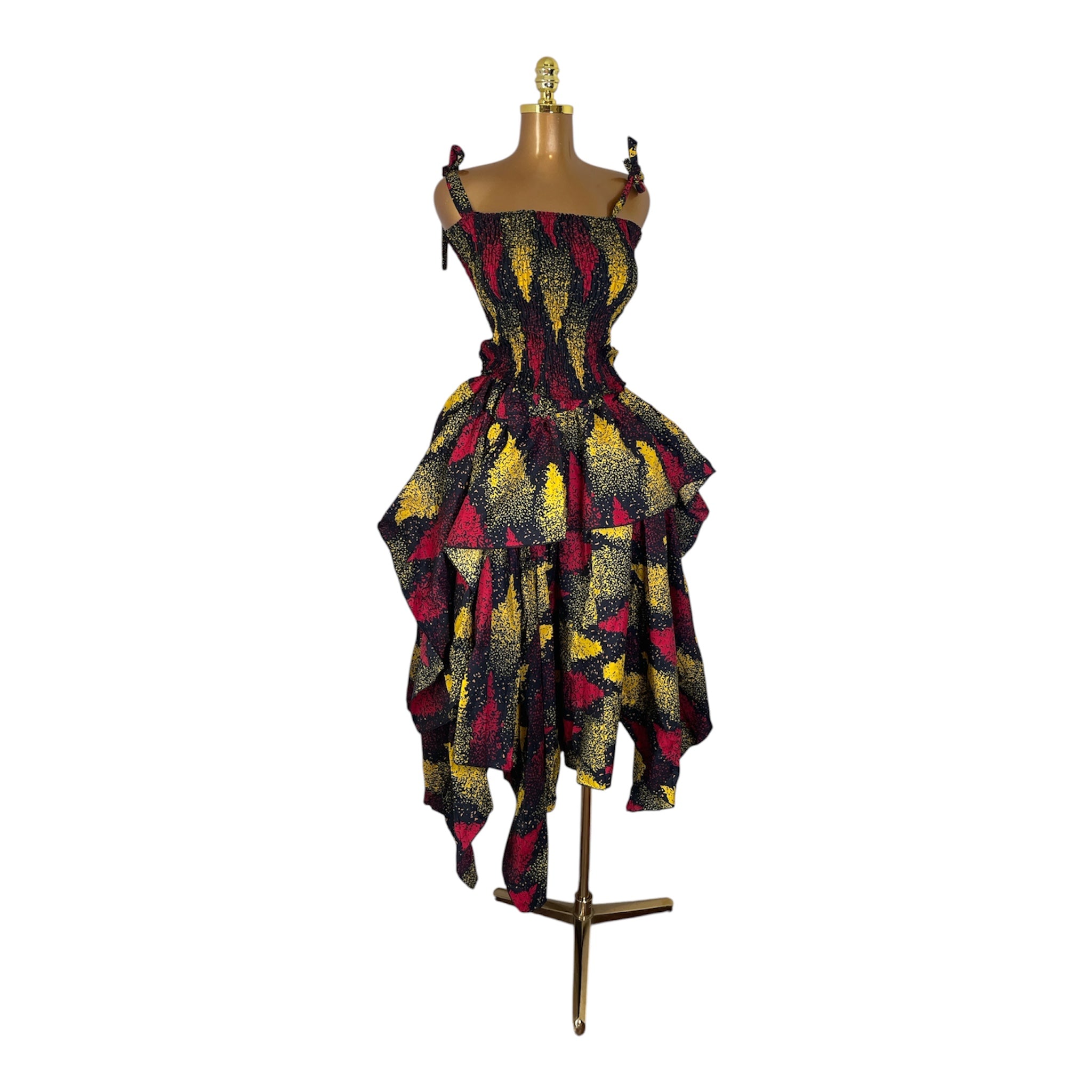 AMINA LUXURY HANDKERCHIEF SKIRT SET