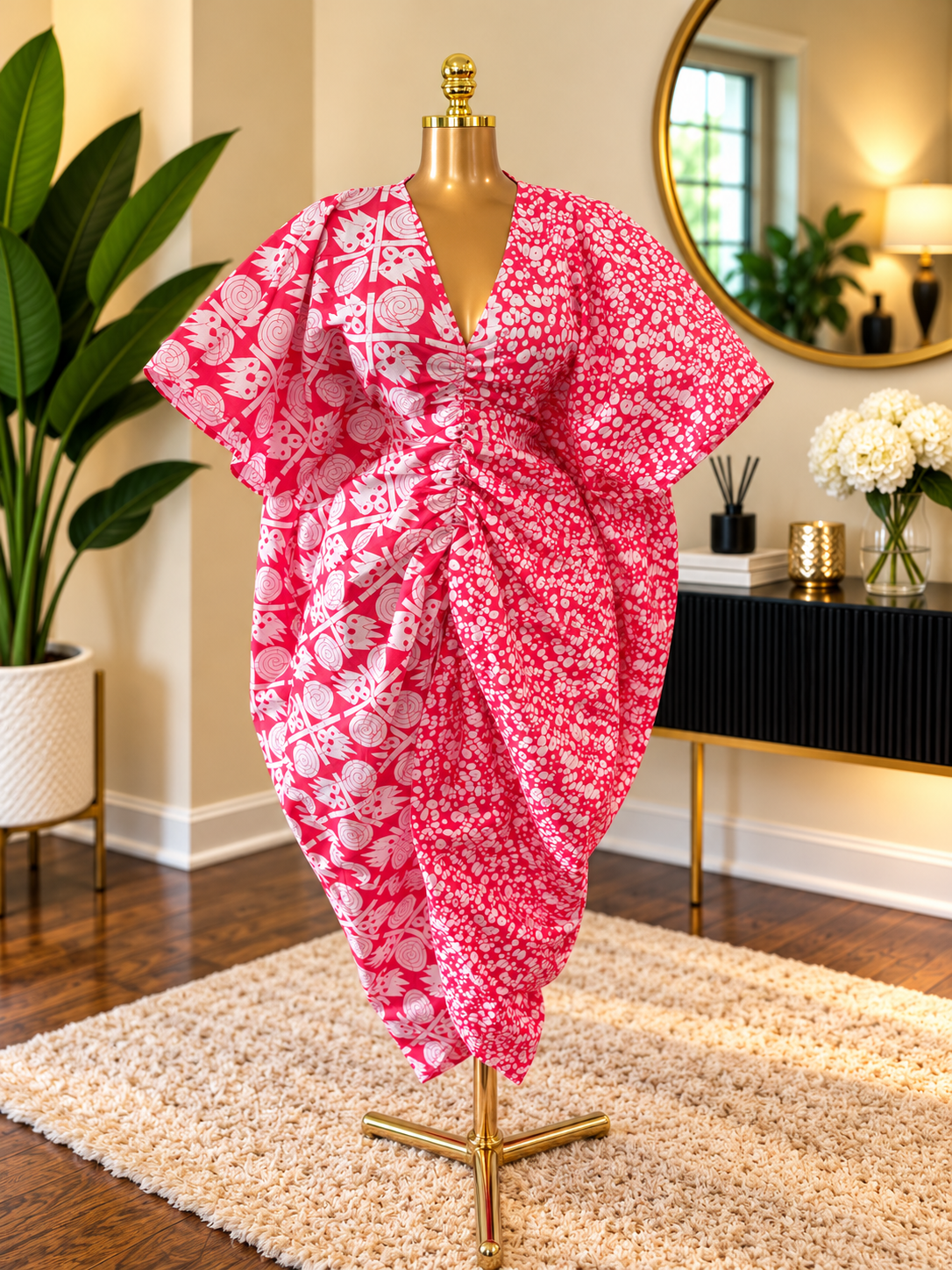 CHIOMA Ruched BUBU  DRESS