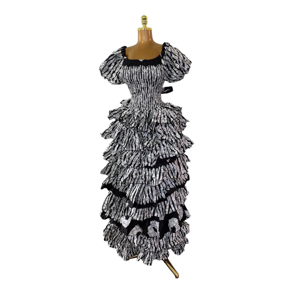 IYABO 9 steps Ankara dress