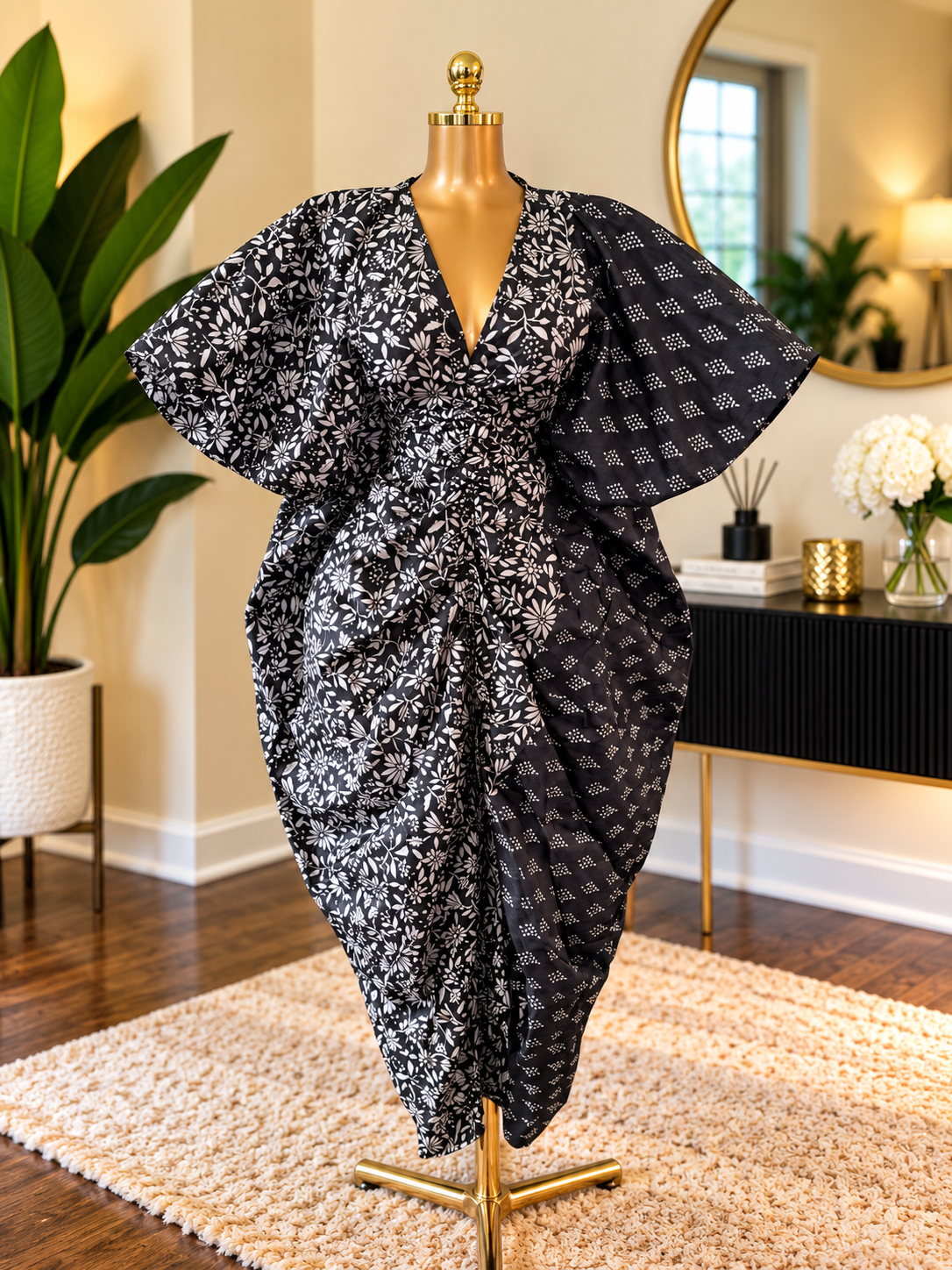 CHIOMA Ruched BUBU  DRESS