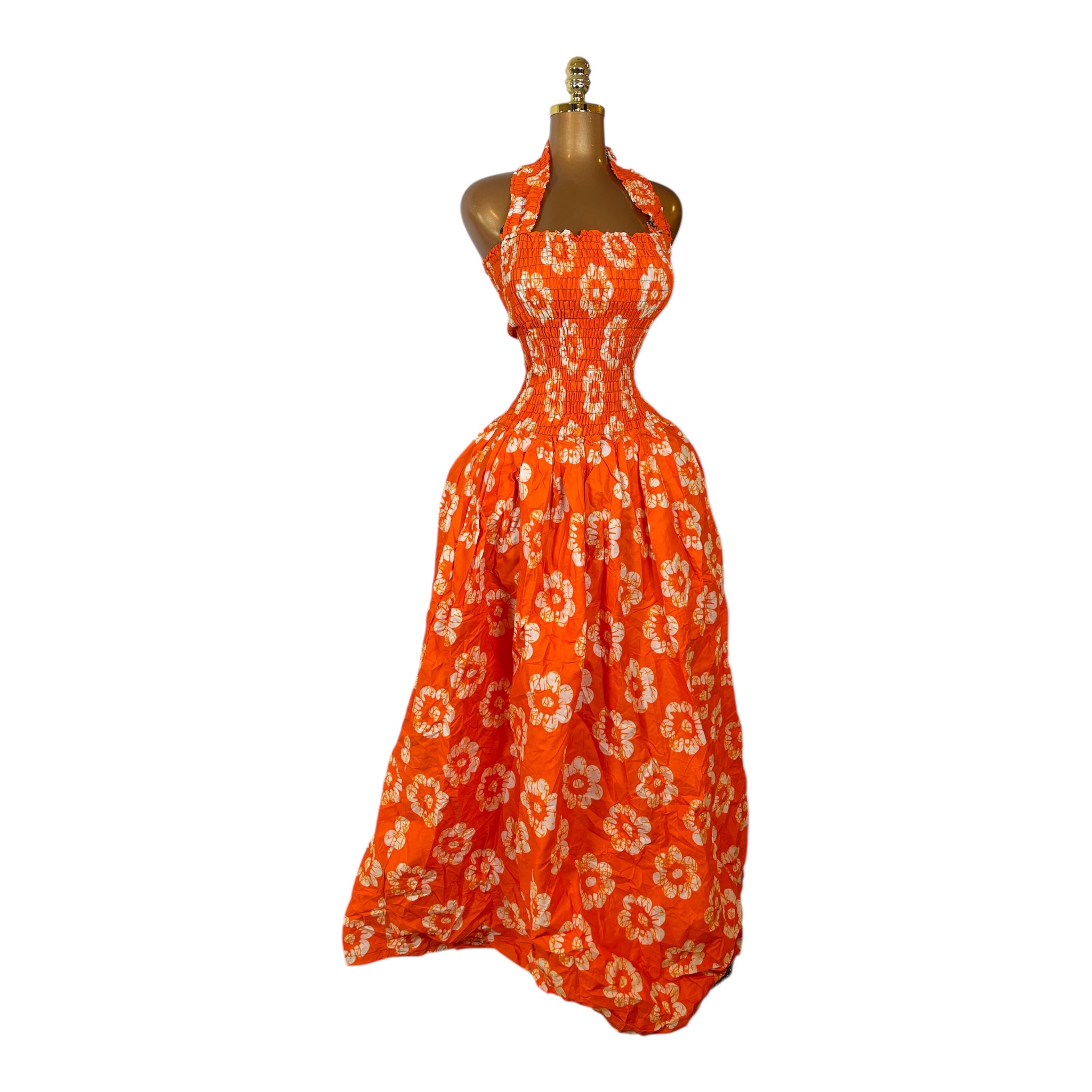 MALISA HALTER NECK DRESS