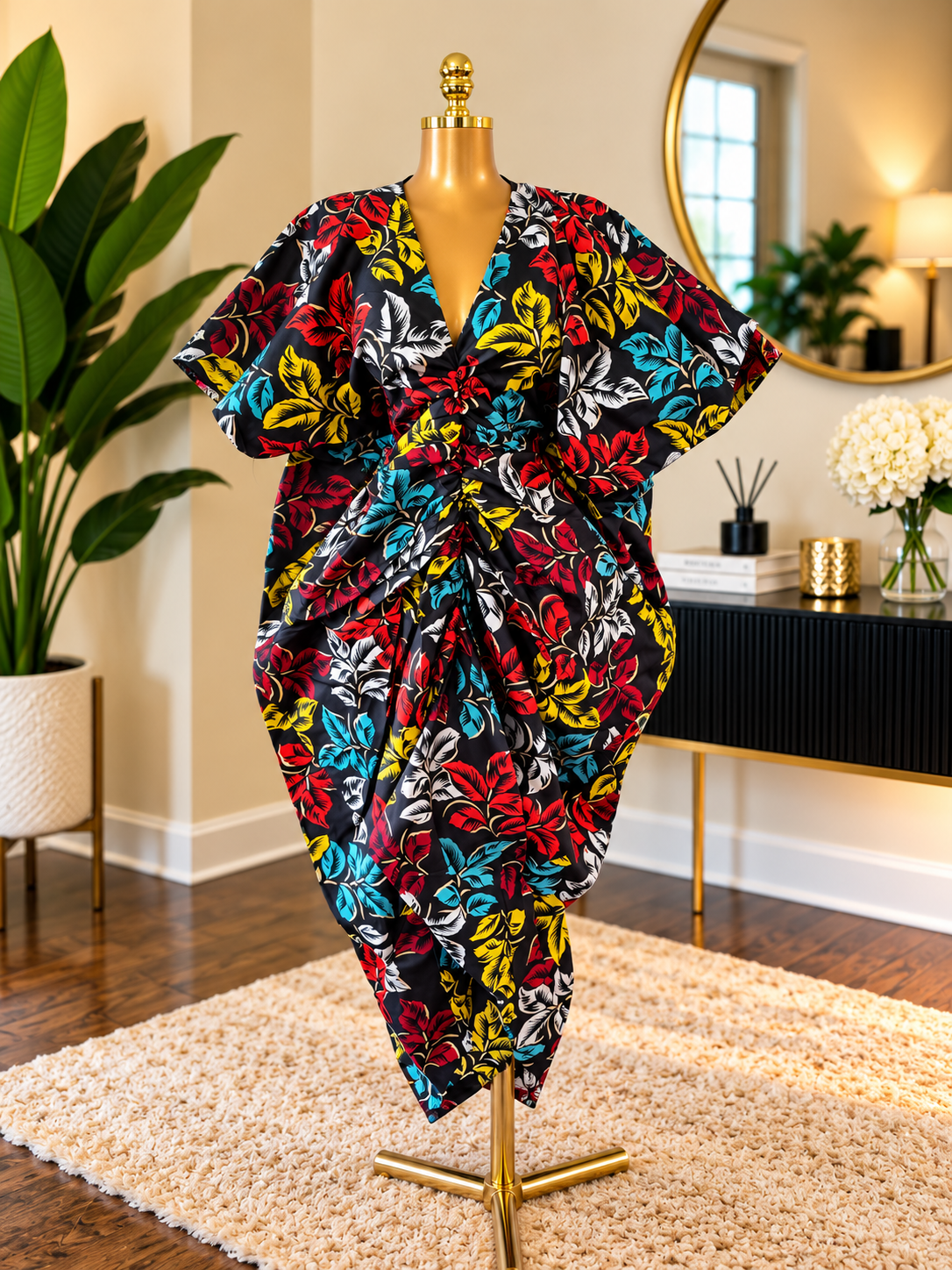 CHIOMA Ruched BUBU  DRESS