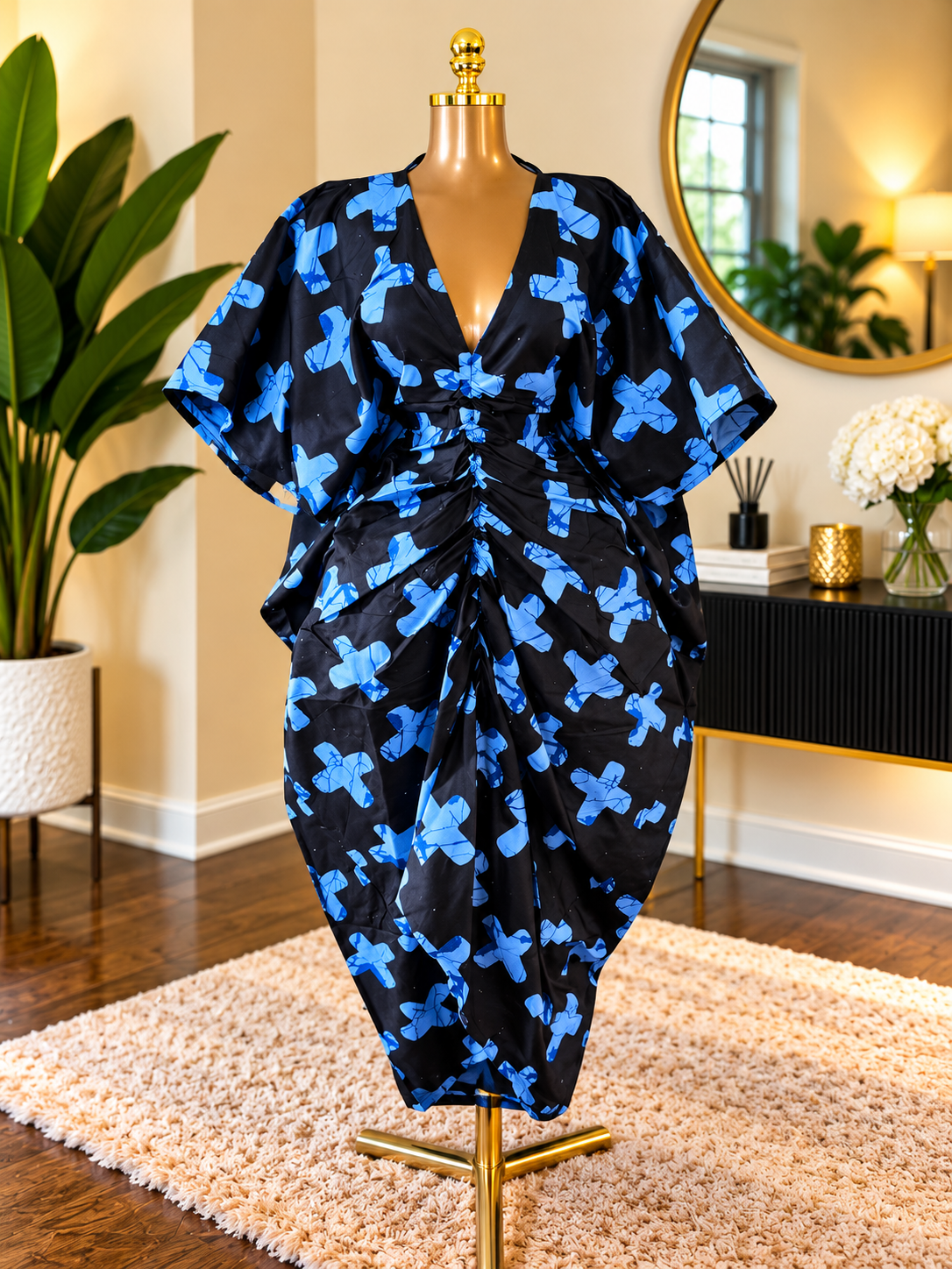 CHIOMA Ruched BUBU  DRESS
