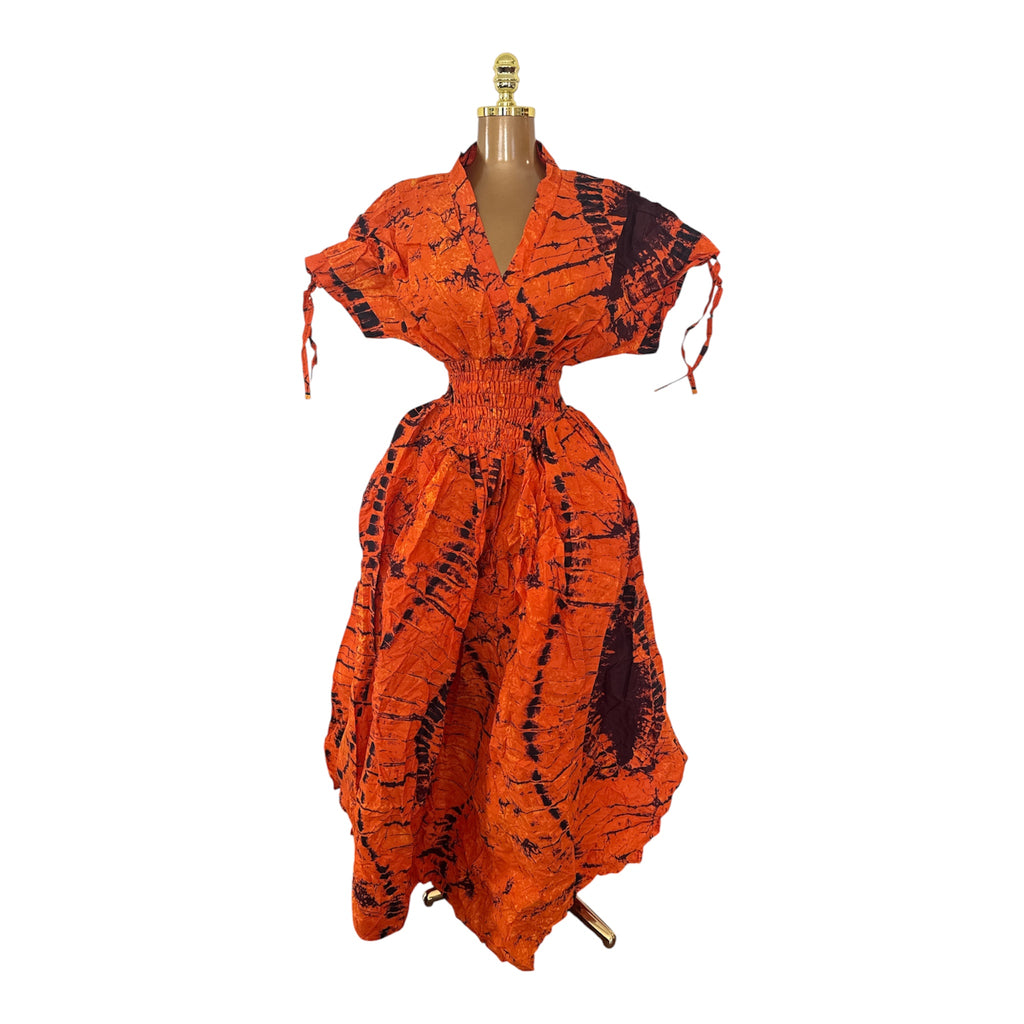 IMADE CINCHED WAIST DRESS