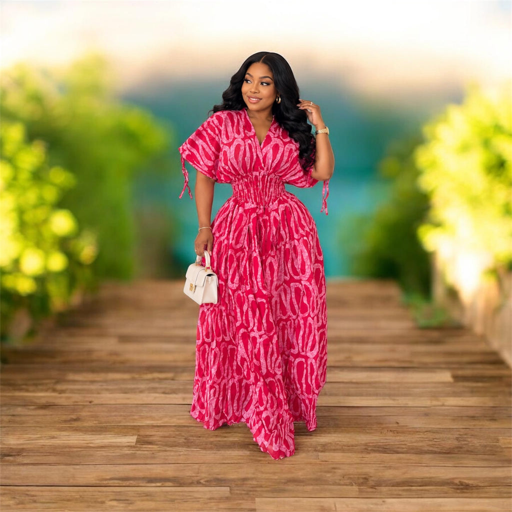 IMADE CINCHED WAIST DRESS