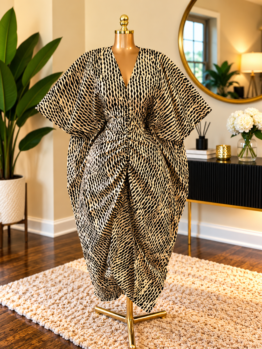 CHIOMA Ruched BUBU  DRESS