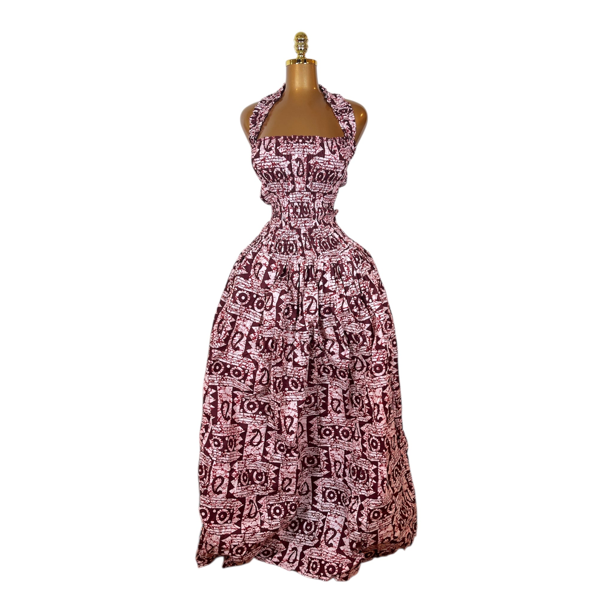 MALISA HALTER NECK DRESS