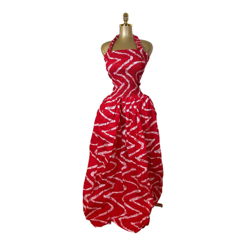 MALISA HALTER NECK DRESS