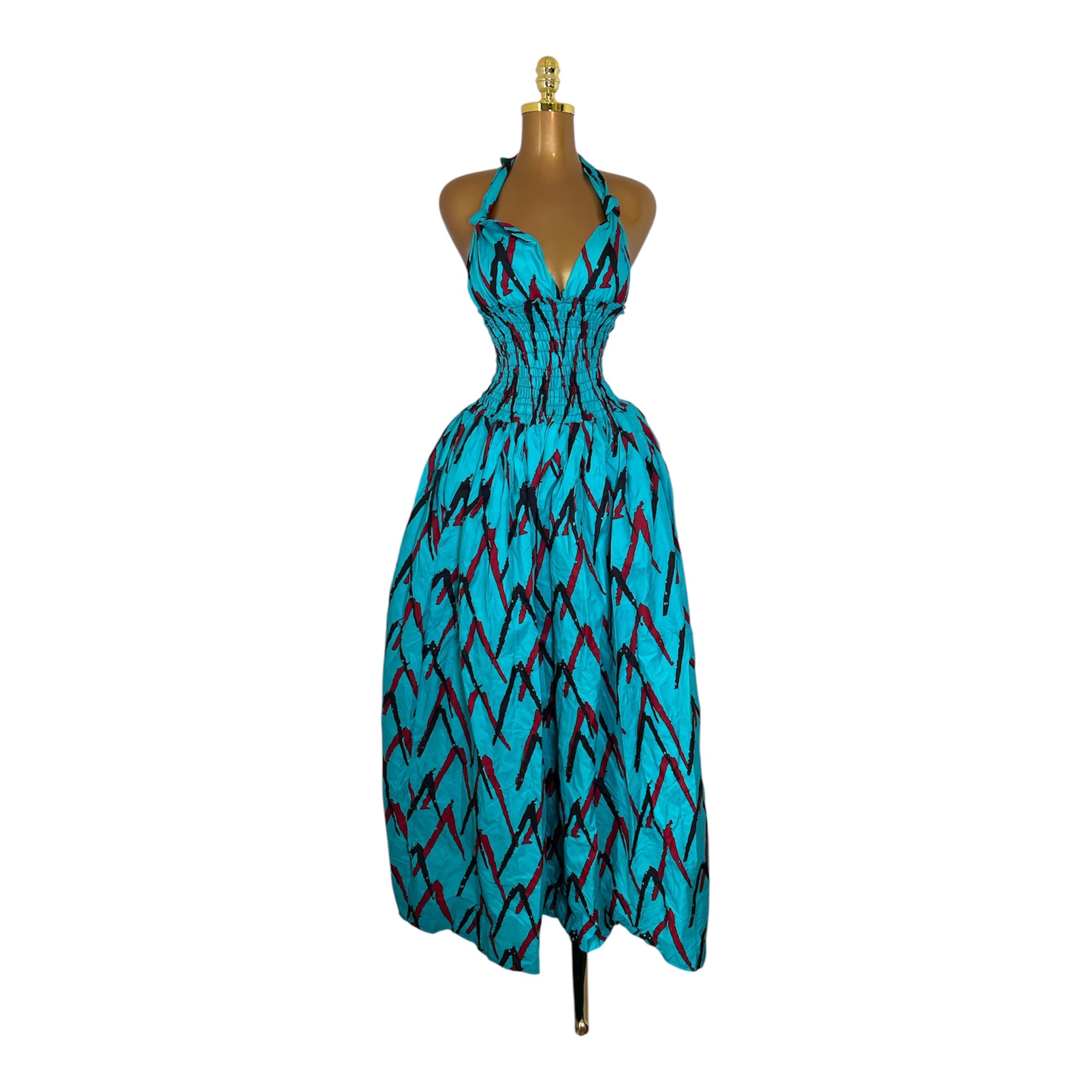 ANNICA SMOKED MAXI DRESS