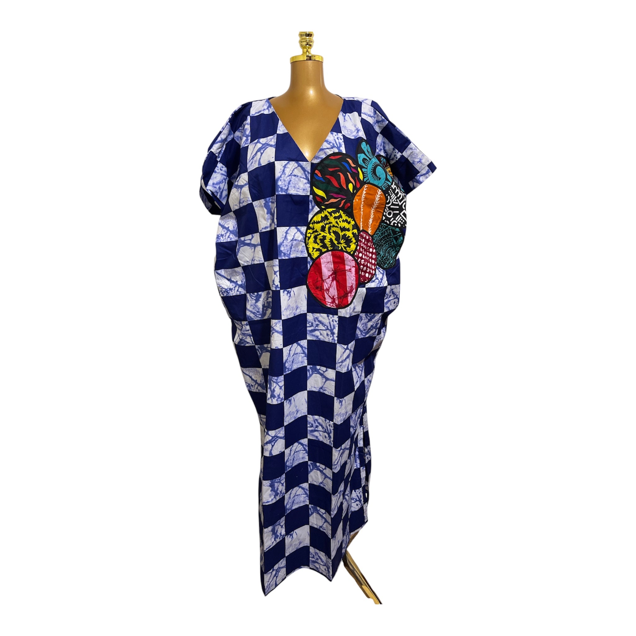 ANKARA PATCHES BUBU DRESS