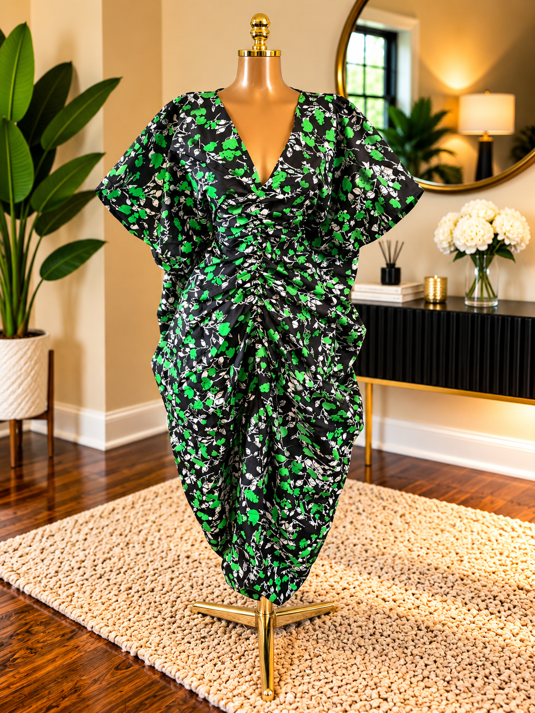 CHIOMA Ruched BUBU  DRESS