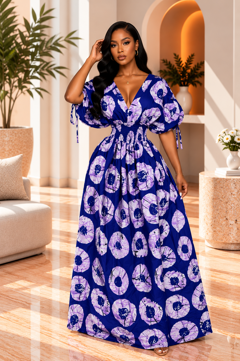 ANNICA DRAWSTRING DRESS
