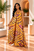 Ada Halter neck dress floor length
