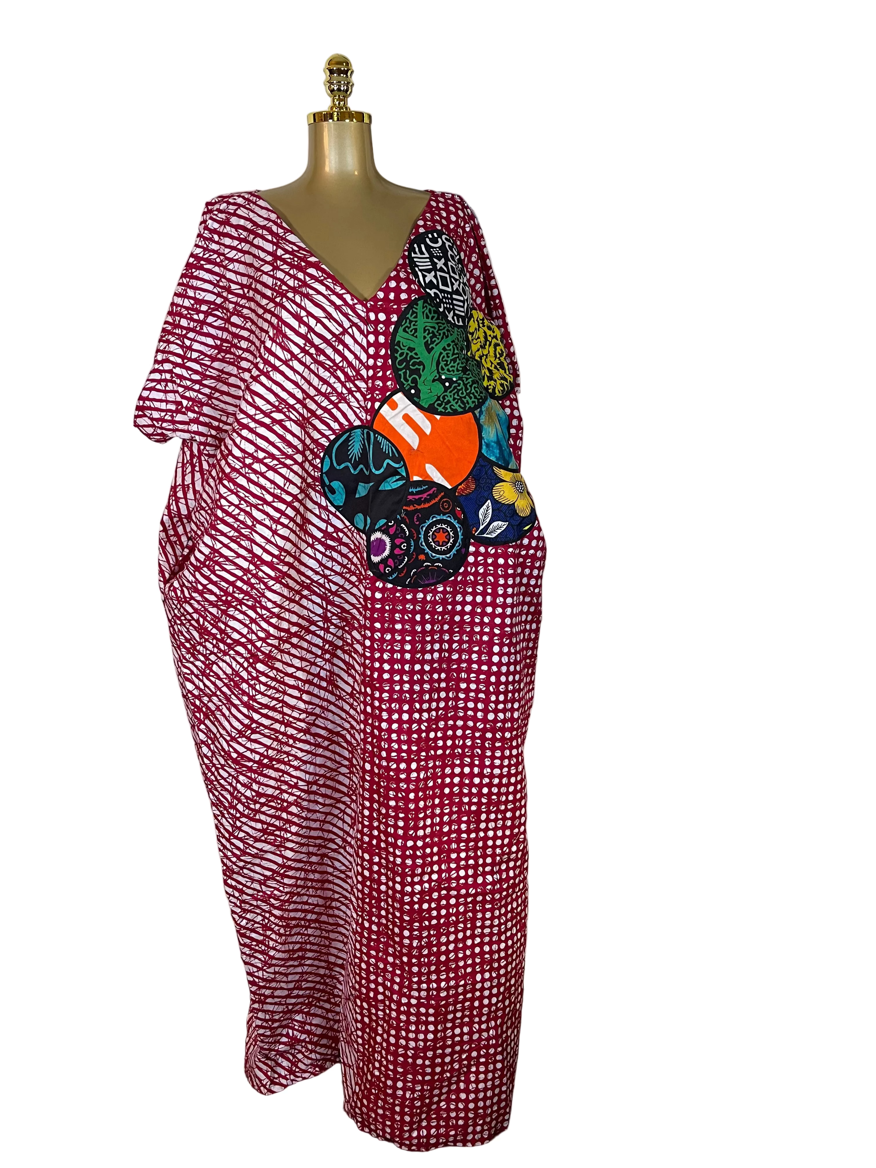 ANKARA PATCHES BUBU DRESS
